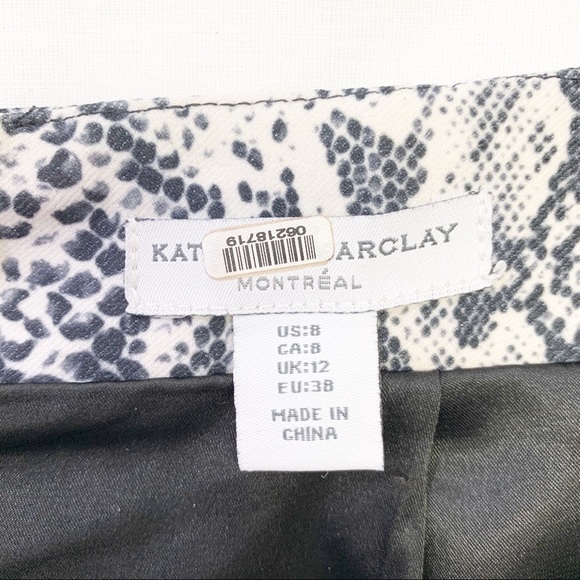 Katherine Barclay snake Print Pencil Skirt. Size 8 - Picture 3 of 10